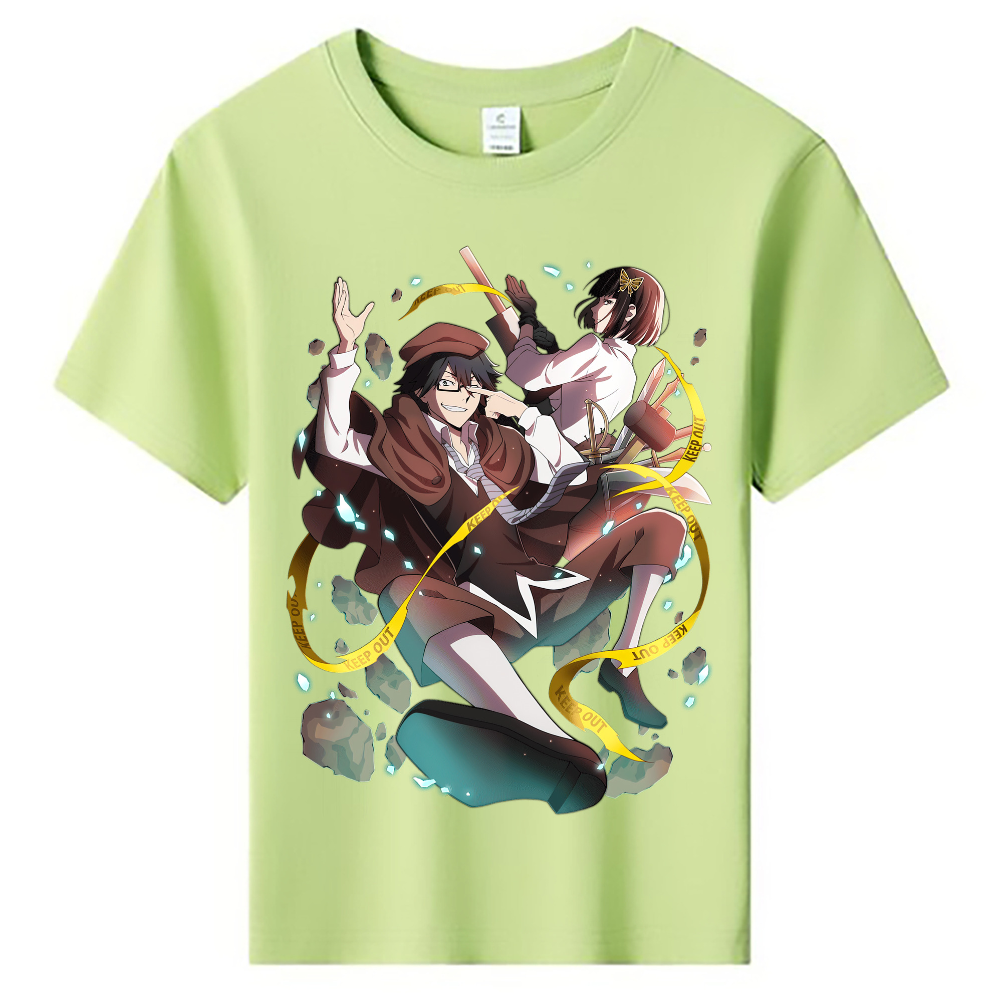 （画像用） 文豪ストレイドッグス Bungo Stray Dogs 綿100％キッズTシャツ（フロントプリント）